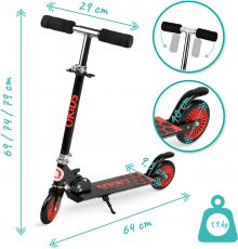 Самокат QKIDS FLO black